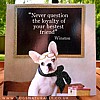 French Bulldog Puppy Friend Greetings Card